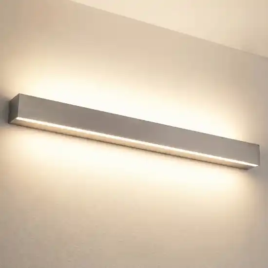 Applique da parete rettangolare grigio led 24w 3000k moderna Prezzo Conveniente