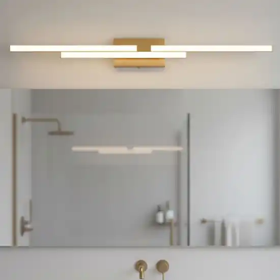 Scelto Dai Clienti Applique per specchio da bagno oro led 3000k ip44 moderna