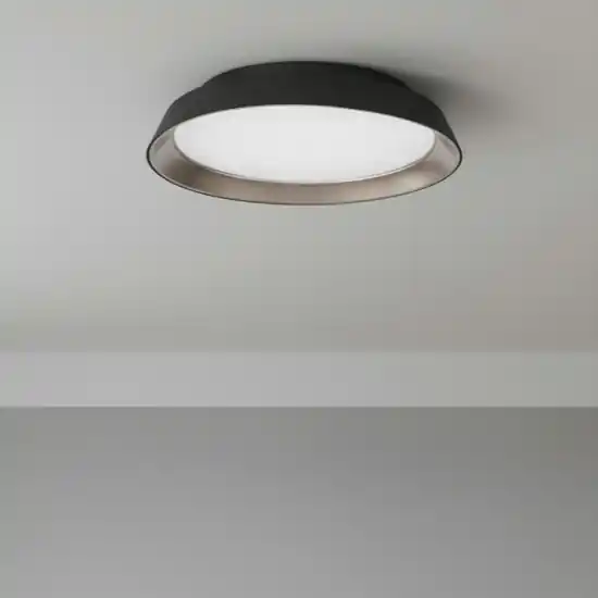 Plafoniera moderna nera e marrone led 3000k dimmerabile Miglior Prezzo