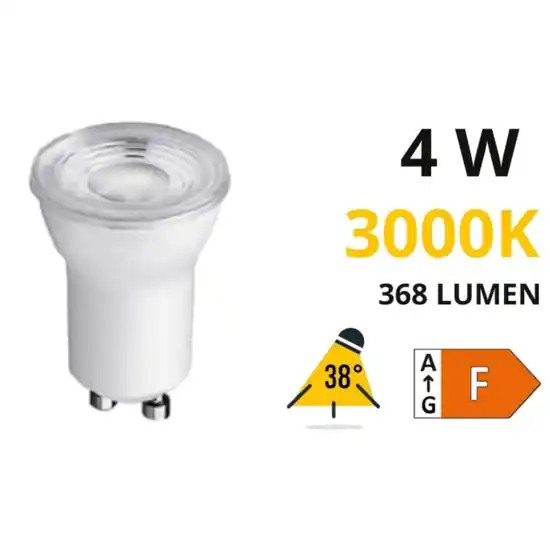 Compra Adesso Toplight lampadina led gu10 35mm 4.5w 3000k