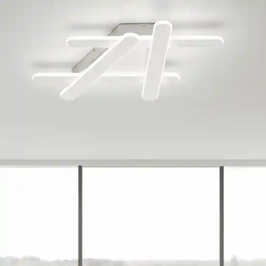 Ordina Subito Plafoniera moderna led 3000k dimmerabile bianca design