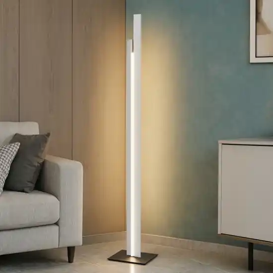 Novità Piantana design moderna bianca per soggiorno led 38w 3000k dimmerabile