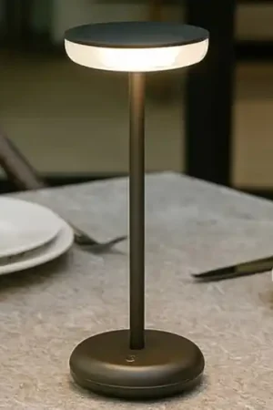 Lampada da tavolino led grigio soap perenz portatile per esterno Promozione