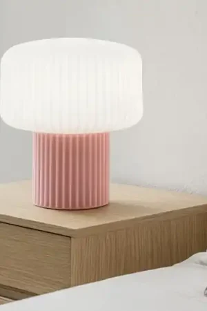 Ultima Occasione Lampada da comodino in ceramica rosa moderna otty perenz