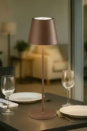 Lampada da tavolino corten diva 39cm perenz illuminazione portatile Ultimissimo Modello
