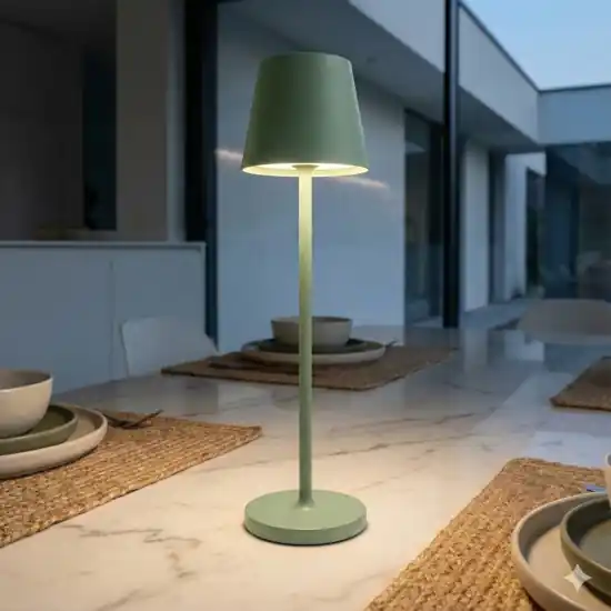 Lampada da tavolino h28 cm minidiva salvia perenz illuminazione Direttamente Dal Produttore