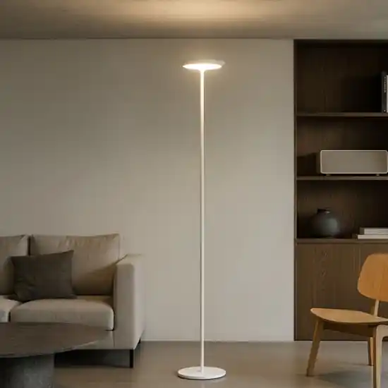 Piantana bianca lampada da terra led 3000k dimmerabile balance perenz Compra Online