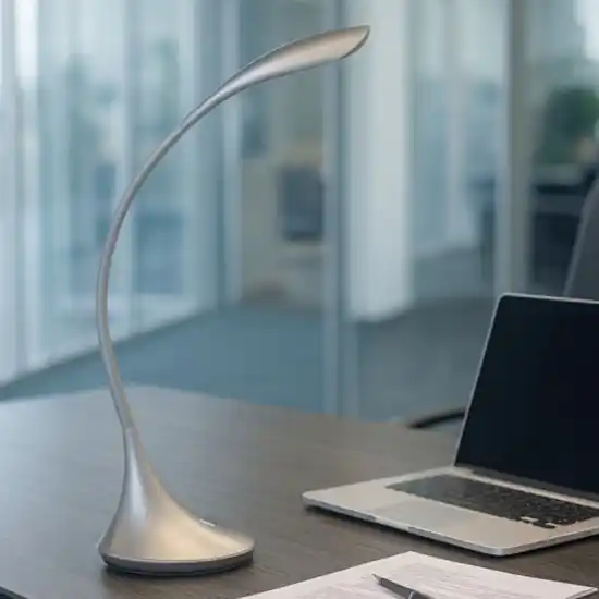 Nuovo Arrivo Lampada da scrivania grigio design moderna sonagli perenz