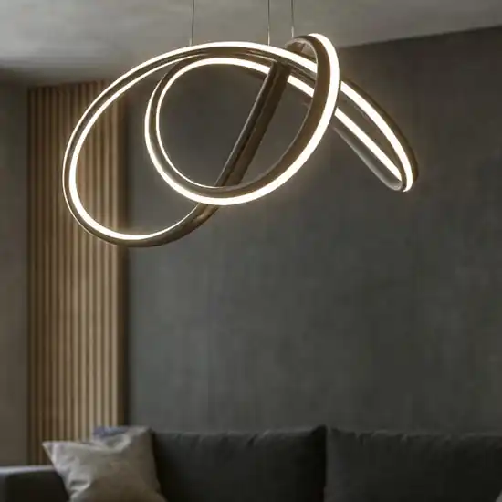 Più Venduto Lampadario design moderno led 60w 3000k dimmerabile mero