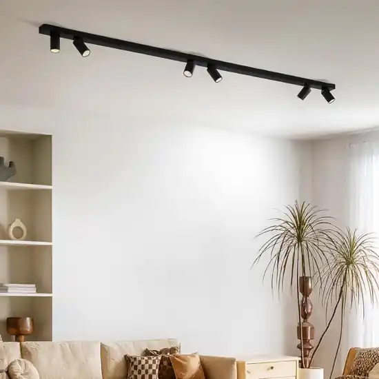 Ordina Subito Plafoniera per cucina moderna nera oddy perenz con spot orientabili