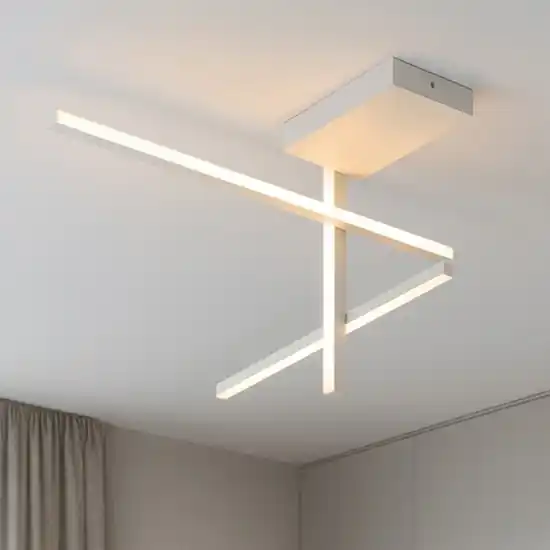 Plafoniera moderna bianca led 3200k da soggiorno Nuova Collezione