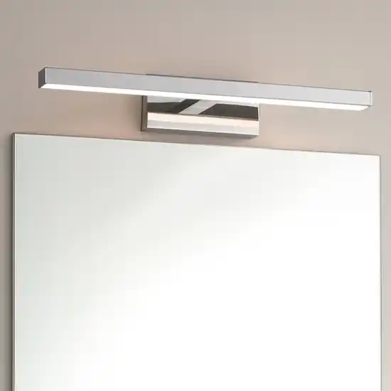 Applique specchio bagno cromo led 12w 3000k Spedito Oggi
