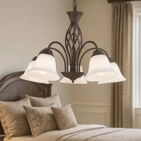 Lampadario per camera da letto effetto ferro battuto Prezzo Conveniente