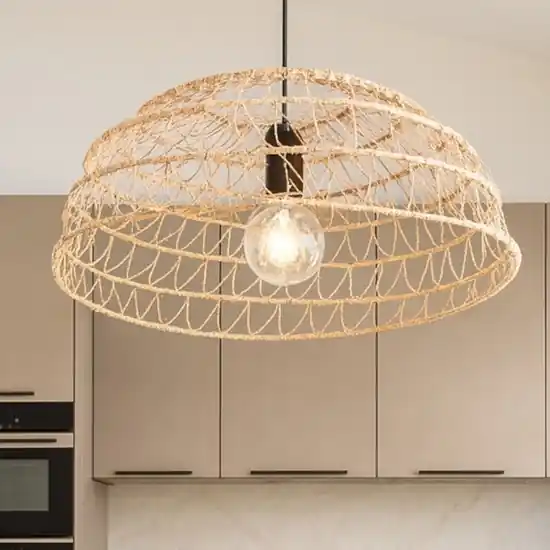Offerta Limitata Lampadario a cupola per cucina marrone 60 cm
