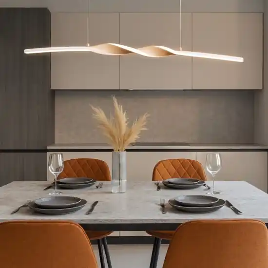 Direttamente Dal Produttore Lampadario per tavolo da cucina sabbia led 18w 3000k