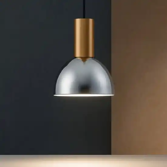 Lampada a sospensione vetro fume led 3000k Must-Have