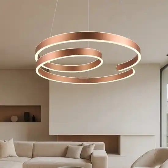 Lampadario nastro moderno led 3000k per salotto Must-Have