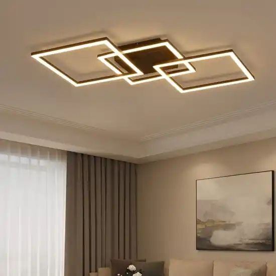 Plafoniera moderna nera led 3000k orientabile Bestseller