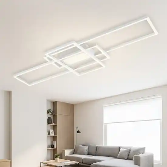 Reso Gratuito Plafoniera led bianca dimmerabile da 3000k a 6500k cont elecomando