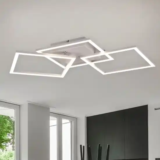 Plafoniera moderna bianca led 4000k orientabile Nuova Collezione