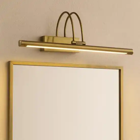 Reso Gratuito Ideal lux bow ap d46 applique da bagno brunito led 4w