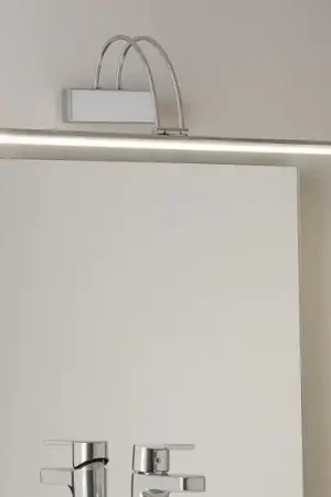 A Buon Prezzo Ideal lux bow ap d76 applique bagno cromo led 8w 3000k