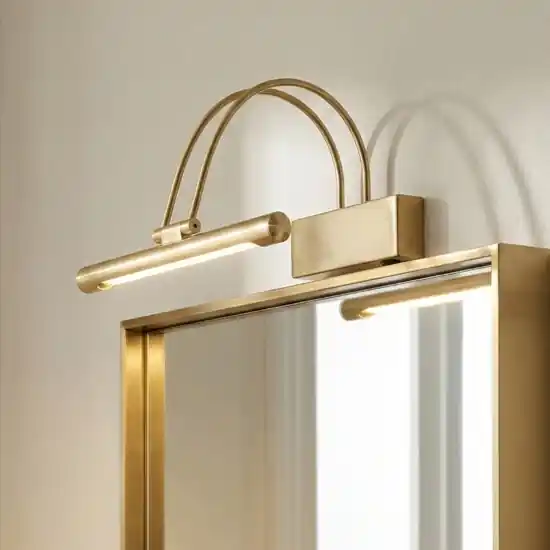 Ideal lux bow ap d26 applique per specchio bagno ottone Offerta Speciale