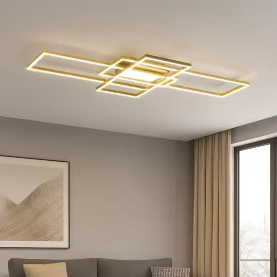 Plafoniera moderna dimmerabile led da 3000k a 6500k con telecomando Prezzo Basso