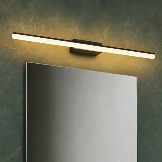 Applique da bagno 19w riflesso ap d82 nera ideal lux Pagamento Sicuro