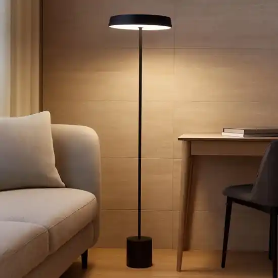 Ultima Occasione Lampada da terra per salotto led 3000k a cerchio h136 cm