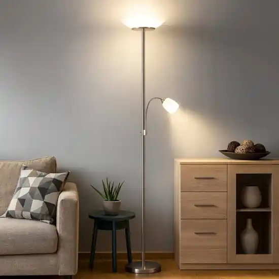 Lampada da terra due luci orientabile per camera da letto Promozione Esclusiva