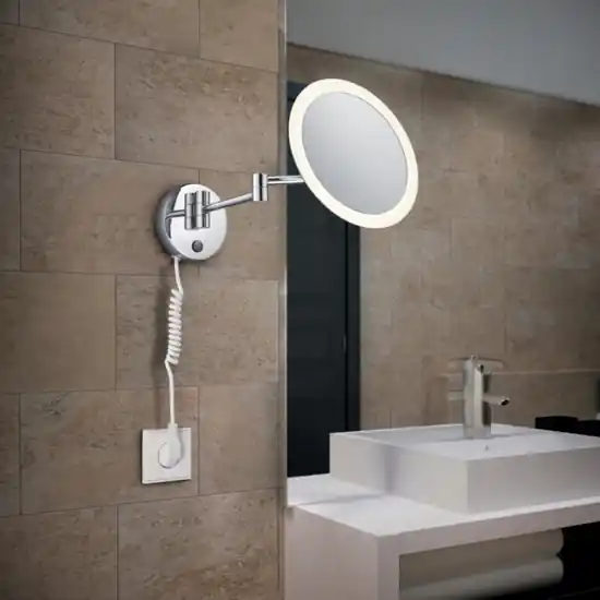 Applique per bagno con specchio led 3w touch orientabile ip44 Non Perdere