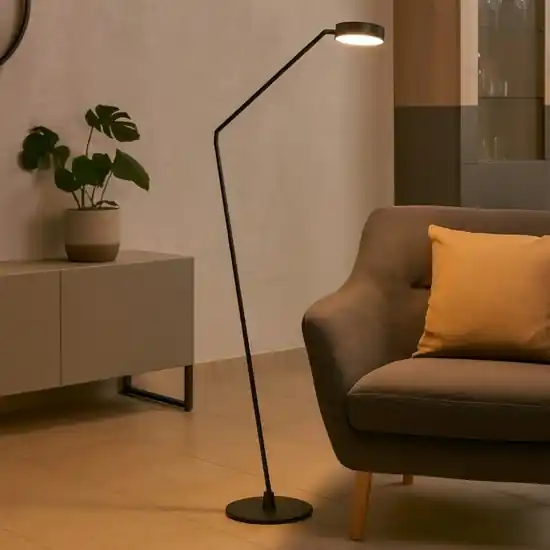 Promozione Esclusiva Lampada da terra moderna led 3000k tondo orientabile