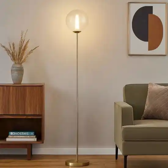 Lampada da terra moderna led 3000k dimmerabile colore oro Prezzo Conveniente