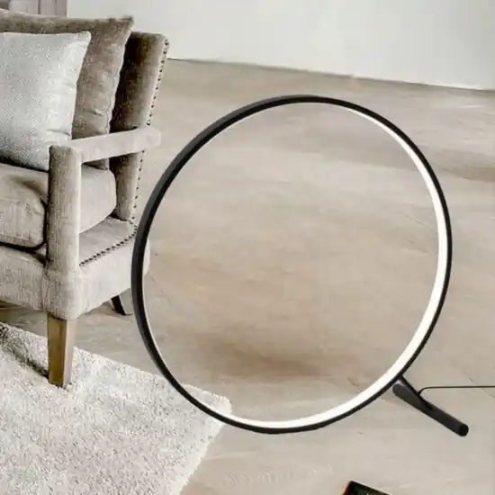 Lampada da terra moderna led 3000k circolare dimmerabile Novità