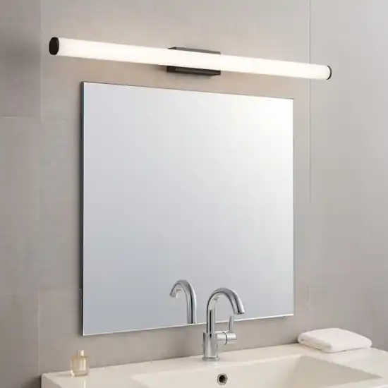 A Buon Prezzo Applique specchio bagno nera 80cm led 8w 3000k