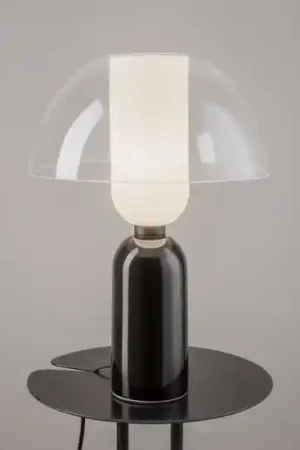 Vendita Finale Maytoni lampada da tavolo moderna nera in metallo e ceramica