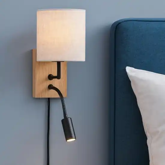 Direttamente Dal Produttore Applique per comodino camera da letto doppia luce led orientabile