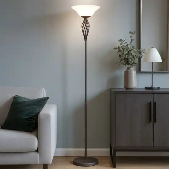 Lampada da terra in stile ferro battuto Vendita Finale