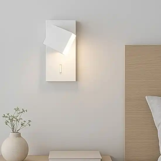 Ultime Pezzi Applique da comodino design moderno bianca led 3000k orientabile