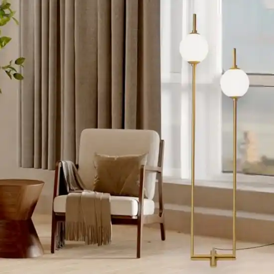 Ultime Pezzi Maytoni sixth sense lampada da terra moderna due luci per soggiorno