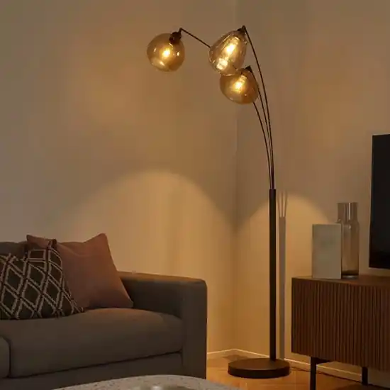 Ultimissimo Modello Lampada da terra moderna a tre luci pendenti per soggiorno