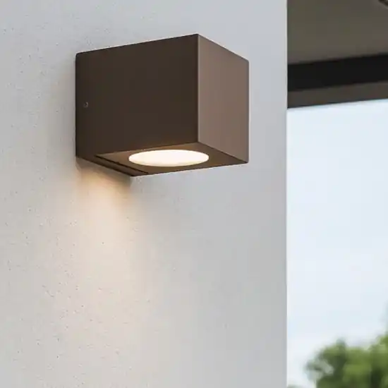 Applique da esterno ip65 corten led 3000k gea luce Prezzo Di Fabbrica
