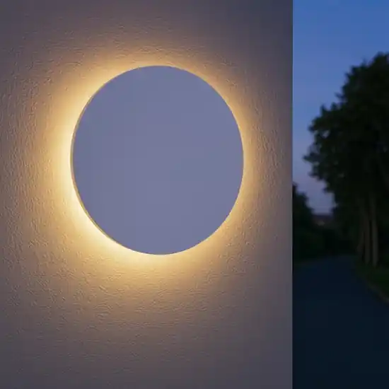 Vendita Finale Applique da esterno ip65 bianca 30 cm led cct gea luce