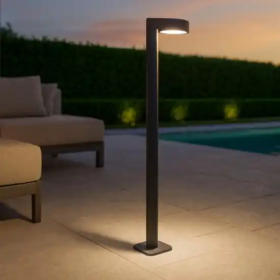 Offerta Del Giorno Gea luce lampione da giardino led 13w 4000k antracite ip65 h80 cm