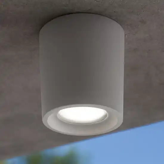 Top light faretto da esterno pisa grigio cilindro anti corrosione Offerta Lampo