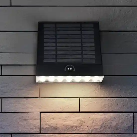 Ultime Pezzi Applique da esterno nera led 6w sensore di movimento