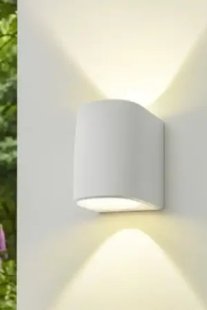 Top light applique da esterno aosta bianca bi emissione ip55 Prezzo Scontato