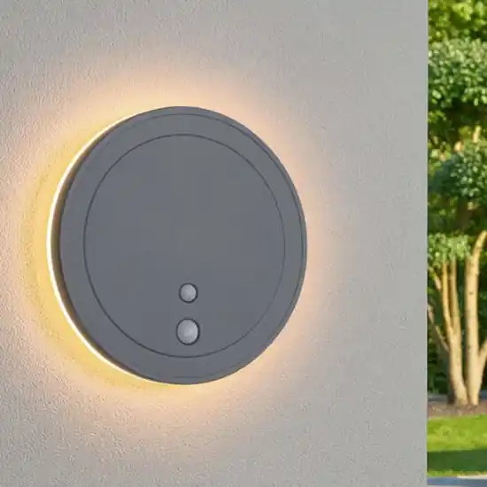 Applique circolare da esterno led 2w sensore di movimento Prezzo Scontato