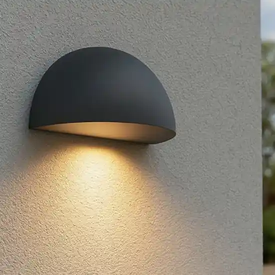 Prezzo Scontato Applique da giardino ip44 h14 cm grigio antracite